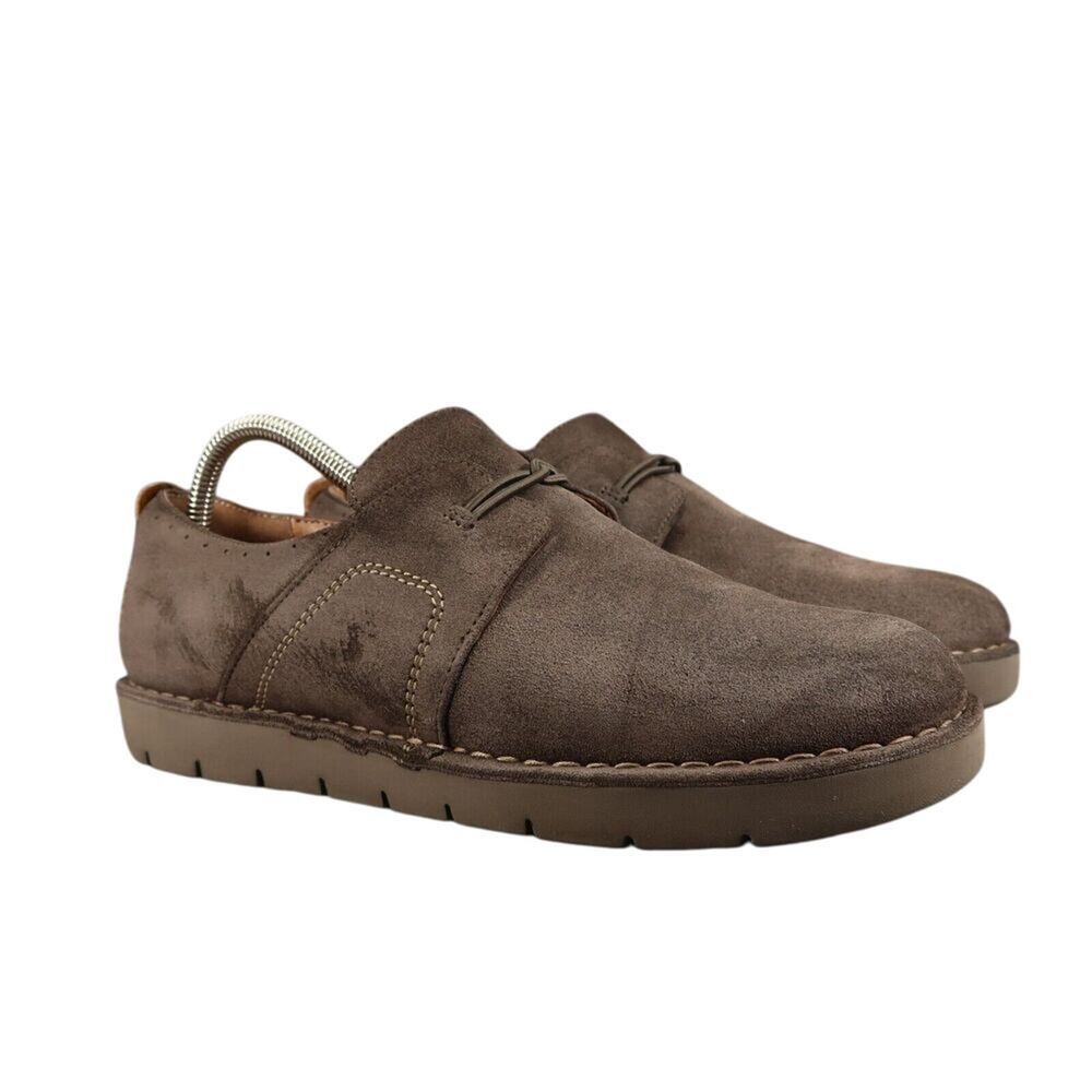 Clarks Shoes Womens 9 Slip On Casual Oxford Leather Comfort Unstructured Artisan